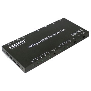 Geratech EGE-UHD-441AL 4x1 HDMI 18Gbps Switcher