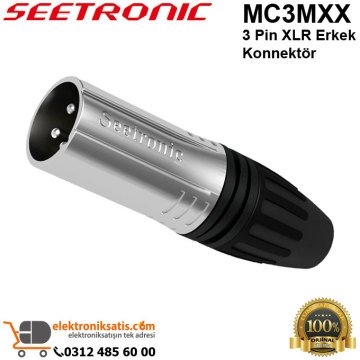 Seetronic MC3MXX 3 Pin XLR Erkek Konnektör