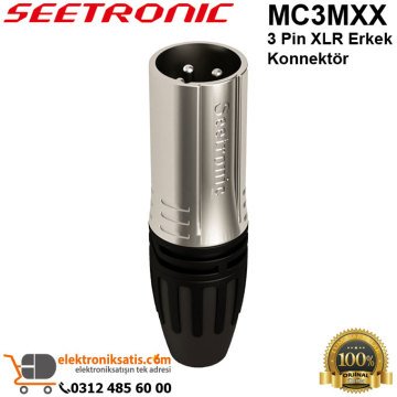 Seetronic MC3MXX 3 Pin XLR Erkek Konnektör
