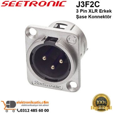 Seetronic J3F2C 3 Pin XLR Erkek Şase Konnektör