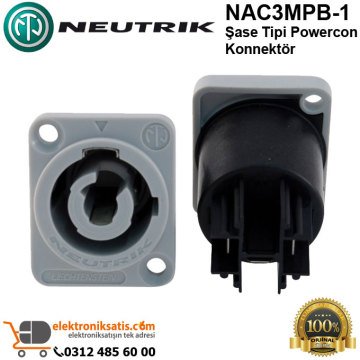 Neutrik NAC3MPB-1 Şase Tipi Powercon Konnektör