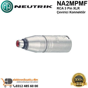 Neutrik NA2MPMF RCA 3 Pin XLR Çevirici Konnektör