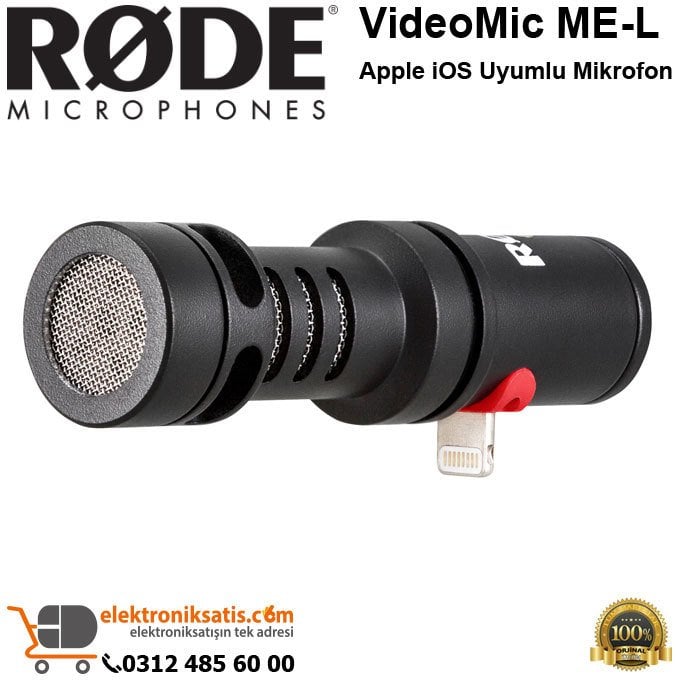 RODE VideoMic ME-L Apple iOS Uyumlu Mikrofon