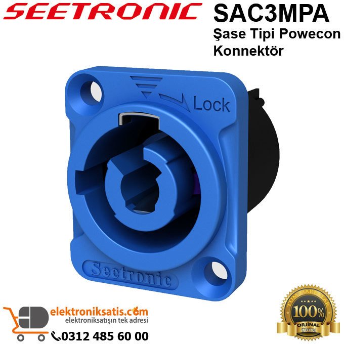 Seetronic SAC3MPA Şase Tipi Powercon Konnektör
