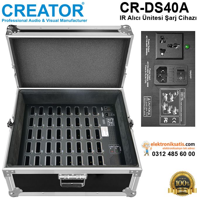 Creator CR-DS40A IR Alıcı Ünitesi Şarj Cihazı