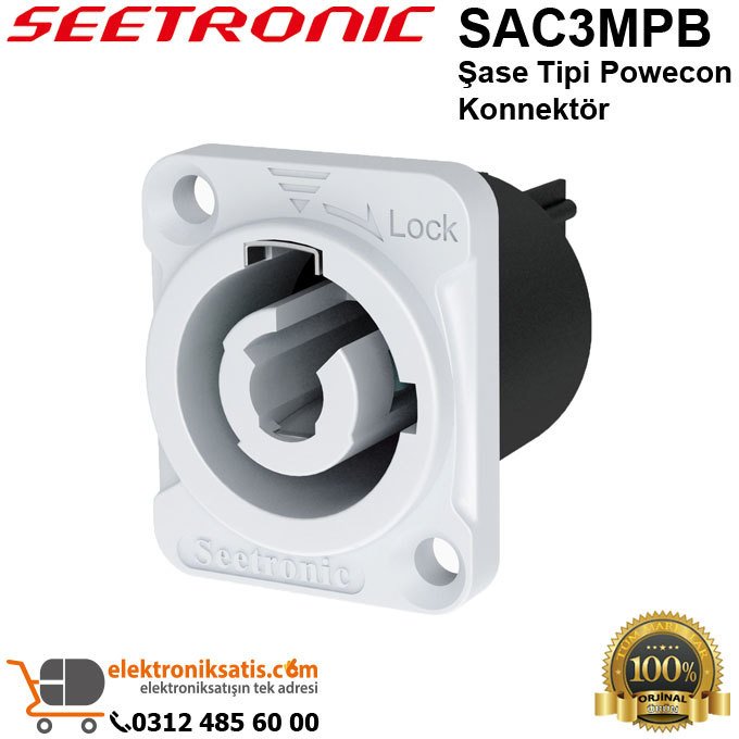 Seetronic SAC3MPB Şase Tipi Powercon Konnektör