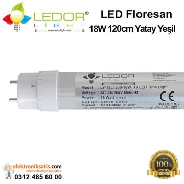 Ledorlight LED Floresan 18W 120 cm Rote Yeşil