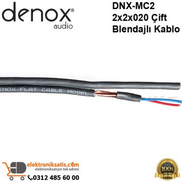 Denox DNX-MC2 2x2x020 Çift Blendajlı Kablo