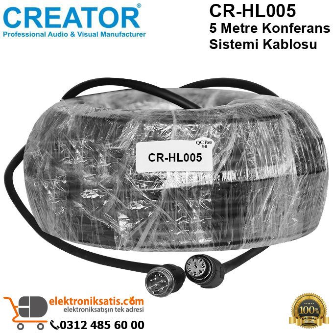 Creator CR-HL005 5 Metre Konferans Sistemi Kablosu