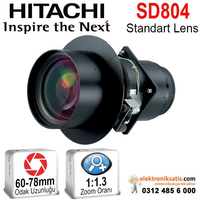 Hitachi SD-804 Projeksiyon Cihazı Standart Lensi