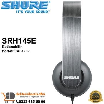 Shure SRH145E Katlanabilir Portatif Kulaklık