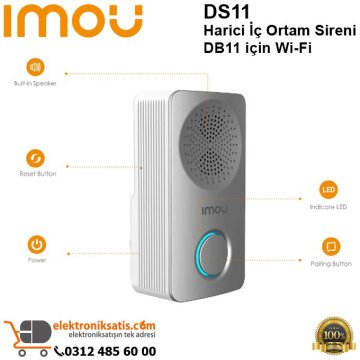 Imou DS11 Harici İç Ortam Sireni DB11 için Wi-Fi