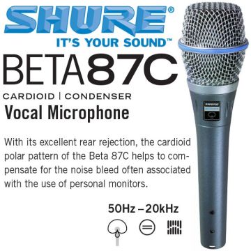 Shure BETA87C Vokal Mikrofon