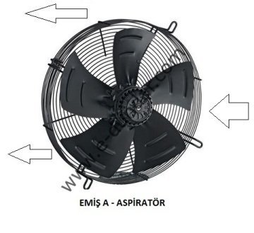 Dündar FT 50 A Emiş Soğutma Fanı 380 Volt.