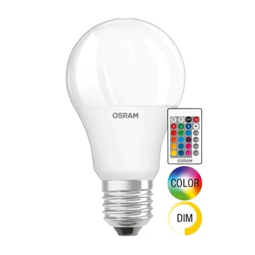 Osram 9W RGB-Uzaktan Kumandalı E-27 Led Ampul