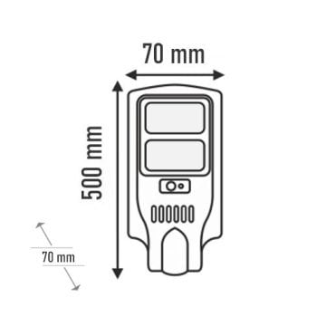 Cata 40 Watt Fotoselli Sensörlü Solar Led Sokak Aydınlatma CT-4691