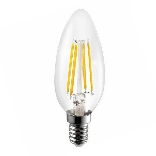 Cata CT-4066 4W Günışığı Edison Led Düz Buji Filament Ampul