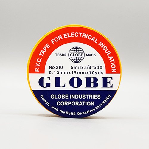 Globe 19mm x 10mt. Pvc Elektrik Izole Bant Sarı Izolasyon Bandı