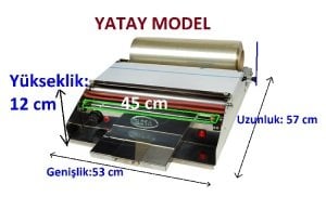 Streç Makinası l Yatay Model l 50 cm