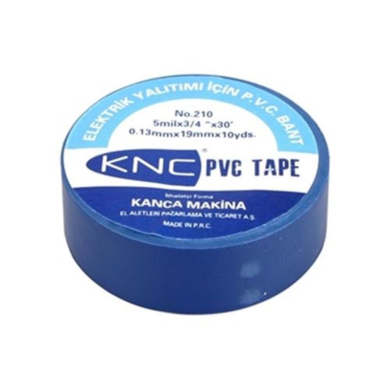 KNC Mavi PVC Elektrikçi Bandı, 500 Adet