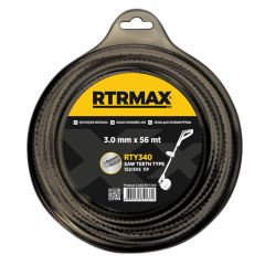 RTRMAX RTY343 3.3mmx46m Gri Testere Tırpan Misinası, 20 Adet