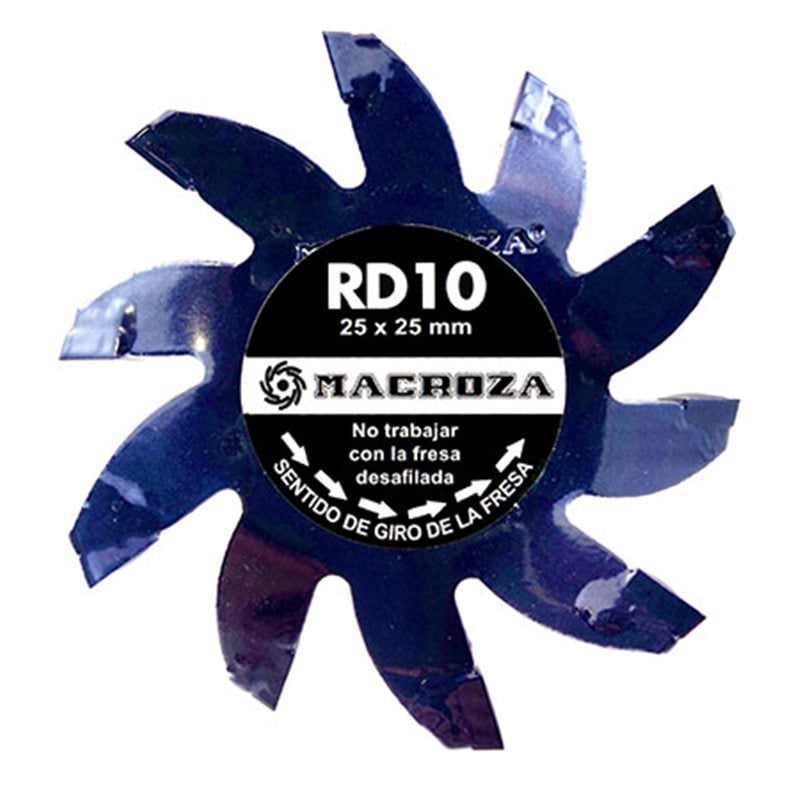 Macroza RD 10 Premium Serisi 25mmX25mm Yedek Freze Bıçağı