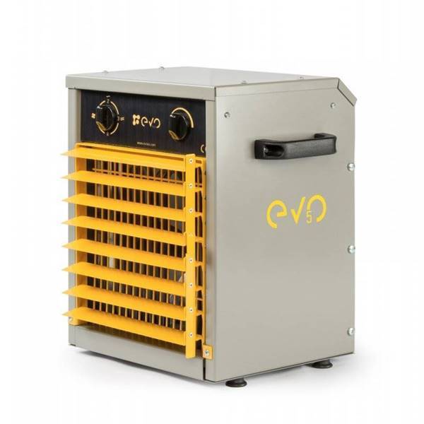 EvoTech Evo5 Fanlı Elektrikli Sıcak Hava Isıtıcı Cihazı 5 Kw
