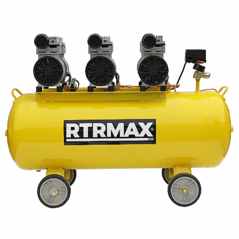 RTRMAX RTM738 100 Lt 3x1HP/3x0.75KW Sessiz Hava Kompresörü