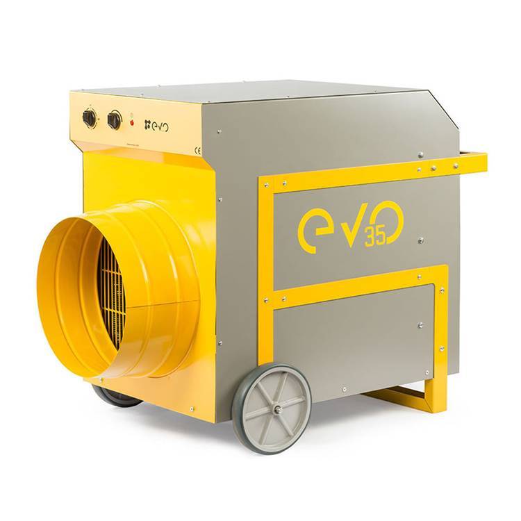 EvoTech Evo35 Fanlı Elektrikli Sıcak Hava Isıtıcı Cihazı 35 Kw
