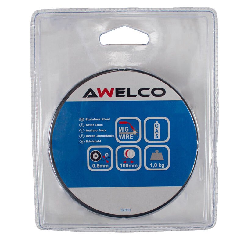 Awelco 92959 0.8mm 1 KG Gazlı Kaynak Teli Wire Inox E308LSİ