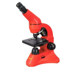 Levenhuk Rainbow 50L Kırmızı Mikroskop