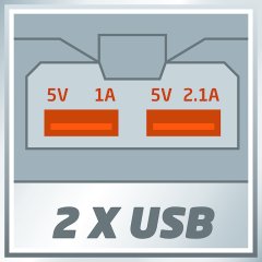 Einhell 4514120 TE-CP 18 Li USB Solo Mobil Akü Şarj Cihazı