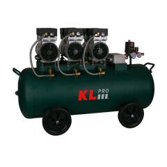 Kl Pro KLK103S 3x1HP 3x750W 100 Lt. Yağsız Kompresör
