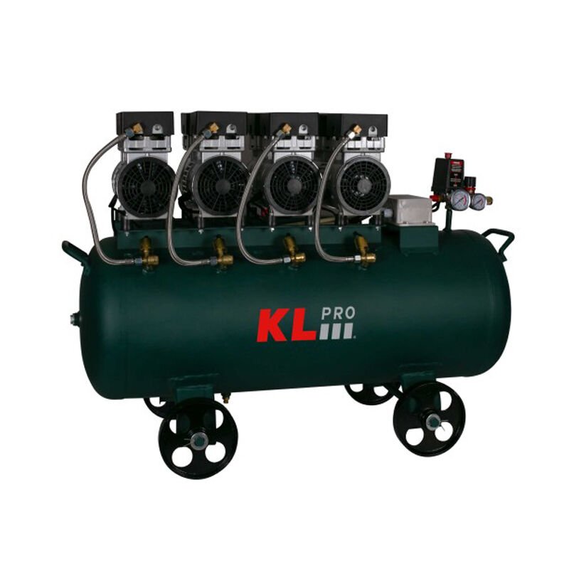 Kl Pro KLK104S 4x1HP 4x750W 100 Lt. Yağsız Kompresör