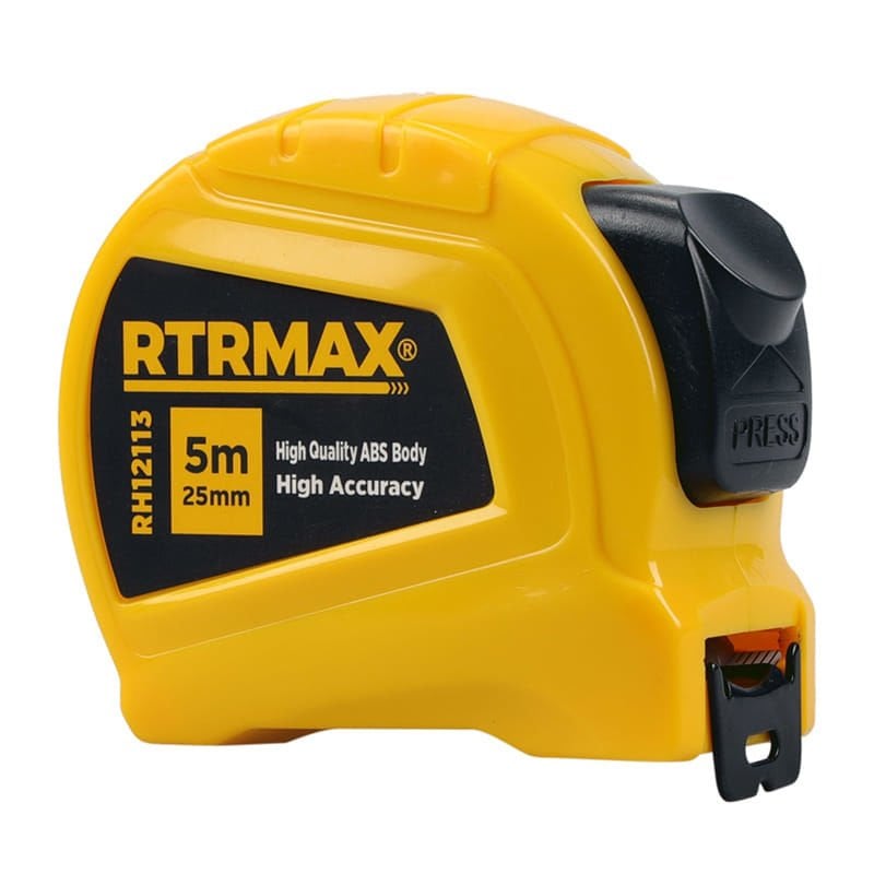 RTRMAX RH12113 5mtx25mm Stoplu Şerit Metre, 6 Adet