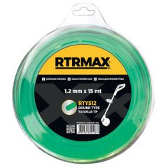 RTRMAX RTY512 1.2mmx15m Tırpan Misinası Yeşil Yuvarlak, 180 Adet