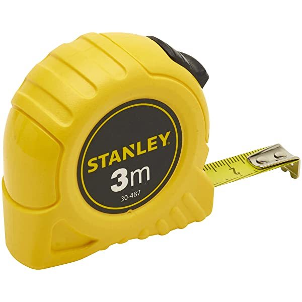 Stanley 1-30-487 3m x 12,7mm Sarı Şerit Metre