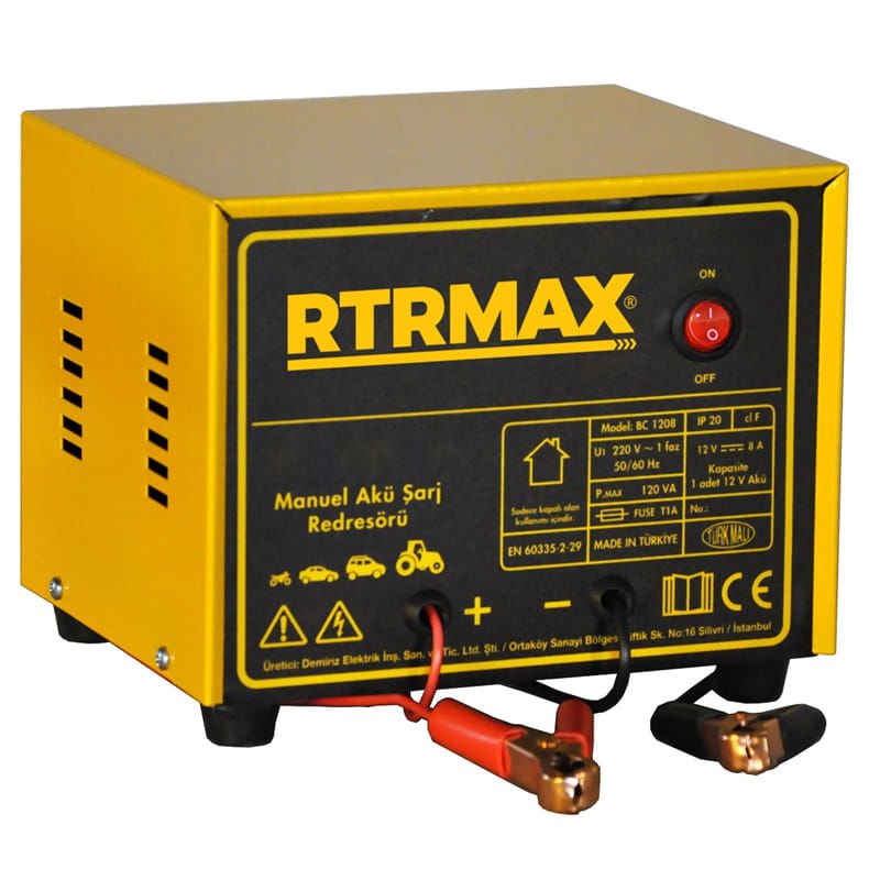 RTRMAX RTM504 8A 12V 20-105Ah Akü Sarj Cihazı