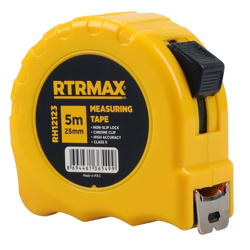 RTRMAX RH12121 6 Adet 3mx16mm Şerit Metre Eko, 6 Adet