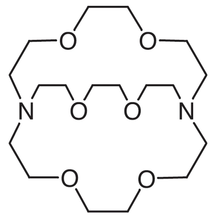 4,7,13,16,21,24-Hexaoxa-1,10-diazabicyclo[8.8.8]hexacosane >98.0%(GC)(T) - CAS 23978-09-8