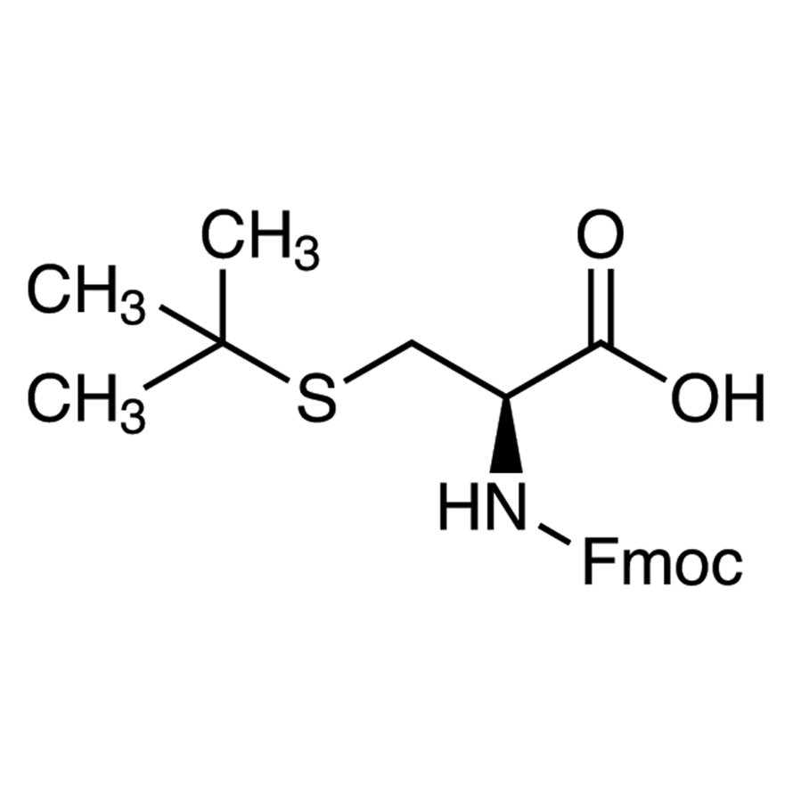 N-[(9H-Fluoren-9-ylmethoxy)carbonyl]-S-(tert-butyl)-L-cysteine >98.0%(T)(HPLC) - CAS 67436-13-9