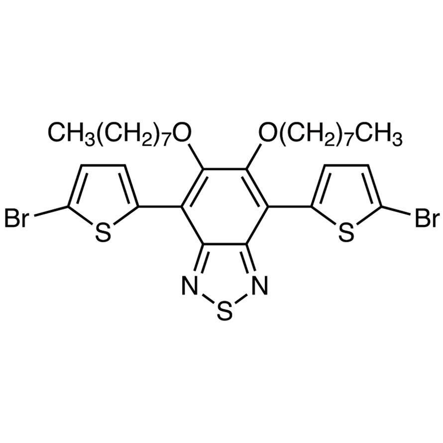 4,7-Bis(5-bromothiophen-2-yl)-5,6-bis(n-octyloxy)-2,1,3-benzothiadiazole >98.0%(HPLC) - CAS 1192352-10-5