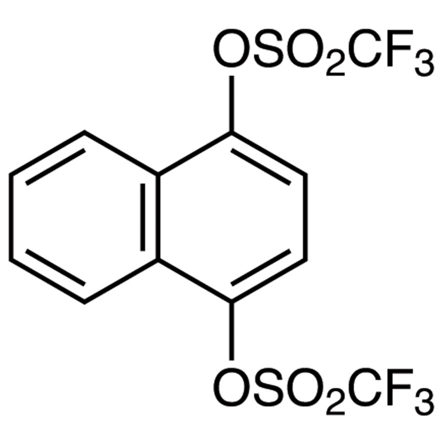 1,4-Naphthalenebis(trifluoromethanesulfonate) >98.0%(GC) - CAS 152873-78-4