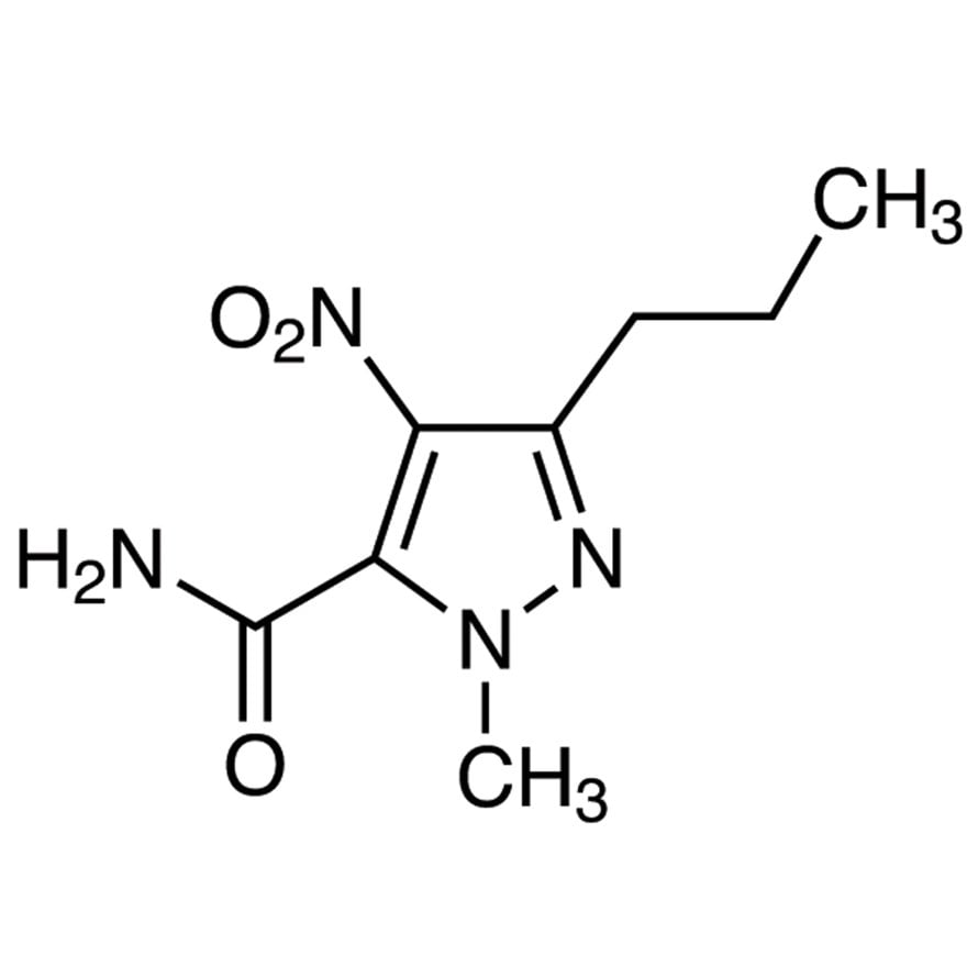 1-Methyl-4-nitro-3-propylpyrazole-5-carboxamide >96.0%(GC) - CAS 139756-01-7