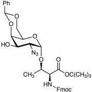 O-(2-Azido-4,6-O-benzylidene-2-deoxy-α-D-galactopyranosyl)-N-[(9H-fluoren-9-ylmethoxy)carbonyl]-L-threonine tert-Butyl Ester >97.0%(HPLC) - CAS 195976-07-9