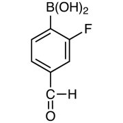 2-Fluoro-4-formylphenylboronic Acid (contains varying amounts of Anhydride)  - CAS 871126-22-6