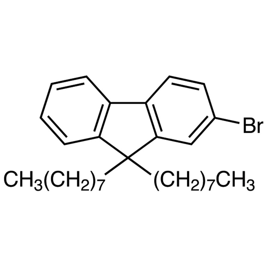 2-Bromo-9,9-di-n-octylfluorene >97.0%(GC) - CAS 302554-80-9