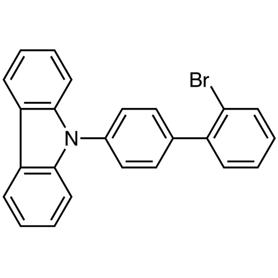 9-(2'-Bromo-4-biphenylyl)carbazole >98.0%(GC) - CAS 1215228-57-1