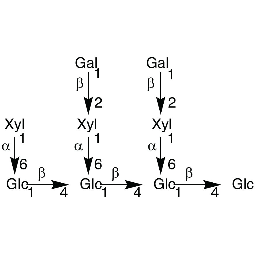 Nonasaccharide Glc4Xyl3Gal2 >75.0%(HPLC) - CAS 129865-06-1
