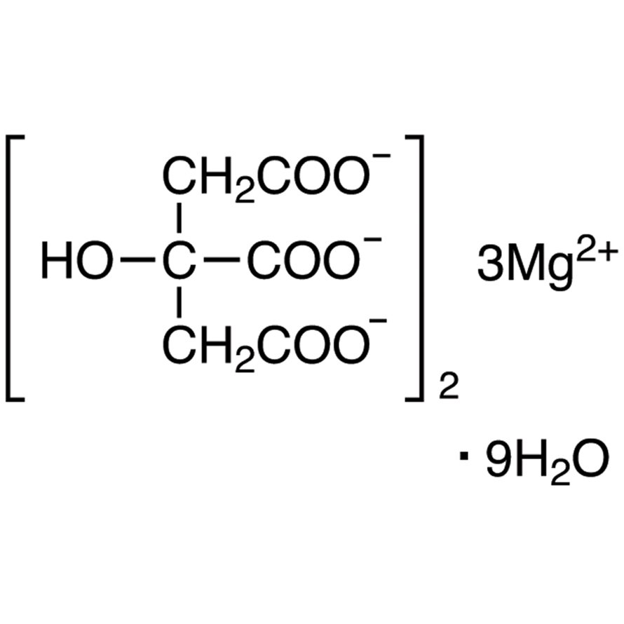 Trimagnesium Dicitrate Nonahydrate >98.0%(T) - CAS 153531-96-5